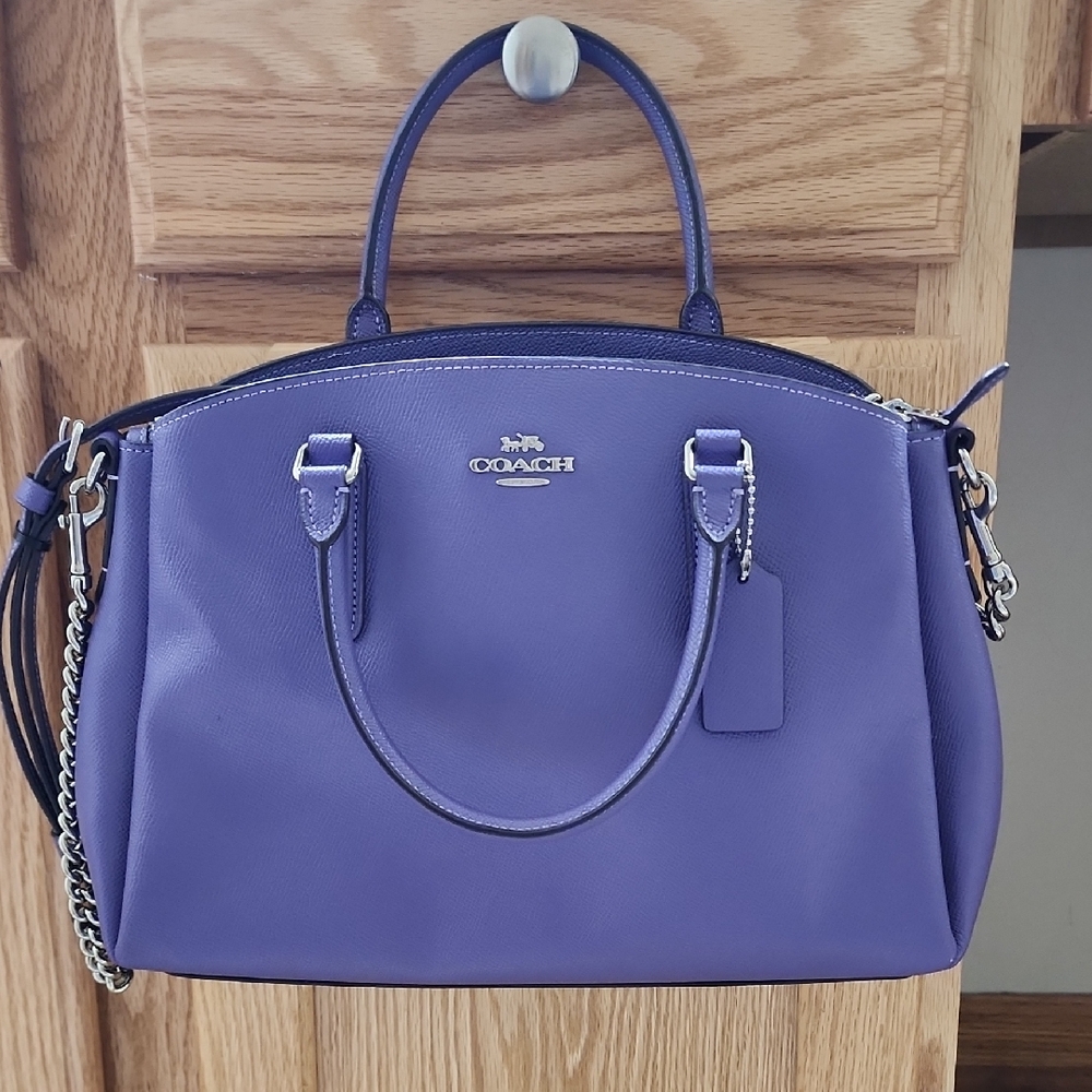 Coach Violet Satchel Bag with shoulder strap